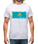 Kazakhstan Grunge Style Flag Mens T-Shirt