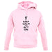 Keep Calm And Act On unisex hoodie