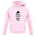 Keep Calm And Bike On unisex hoodie