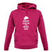 Keep Calm And Bike On unisex hoodie