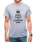 Keep Calm And Camper Van Mens T-Shirt