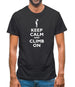 Keep Calm And Climb On Mens T-Shirt