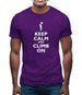 Keep Calm And Climb On Mens T-Shirt