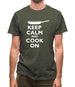 Keep Calm And Cook On Mens T-Shirt