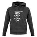 Keep Calm And Cook On unisex hoodie