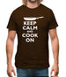 Keep Calm And Cook On Mens T-Shirt