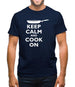 Keep Calm And Cook On Mens T-Shirt