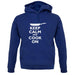 Keep Calm And Cook On unisex hoodie