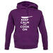 Keep Calm And Cook On unisex hoodie