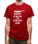 Keep Calm And Cook On Mens T-Shirt