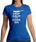 Keep Calm And Cook On Womens T-Shirt