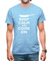 Keep Calm And Cook On Mens T-Shirt