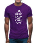 Keep Calm And Curl On Mens T-Shirt