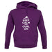 Keep Calm And Curl On unisex hoodie