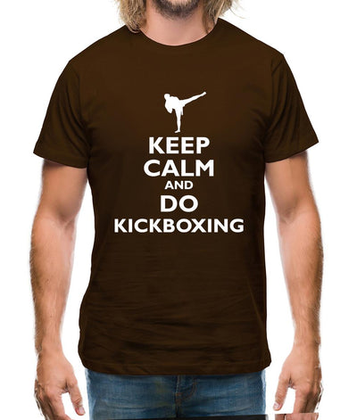 Keep Calm And Do Kickboxing Mens T-Shirt