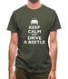 Keep Calm And Drive A Beetle Mens T-Shirt