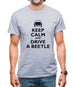 Keep Calm And Drive A Beetle Mens T-Shirt