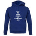 Keep Calm And Garden On unisex hoodie