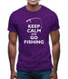 Keep Calm And Go Fishing Mens T-Shirt