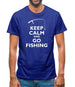 Keep Calm And Go Fishing Mens T-Shirt