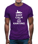 Keep Calm And Go Karting Mens T-Shirt