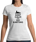 Keep Calm And Go Karting Womens T-Shirt