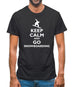 Keep Calm And Go Snowboarding Mens T-Shirt