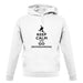 Keep Calm And Go Snowboarding unisex hoodie