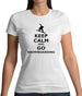 Keep Calm And Go Snowboarding Womens T-Shirt