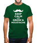 Keep Calm And Grow A Moustache Mens T-Shirt