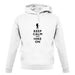 Keep Calm And Hike On unisex hoodie