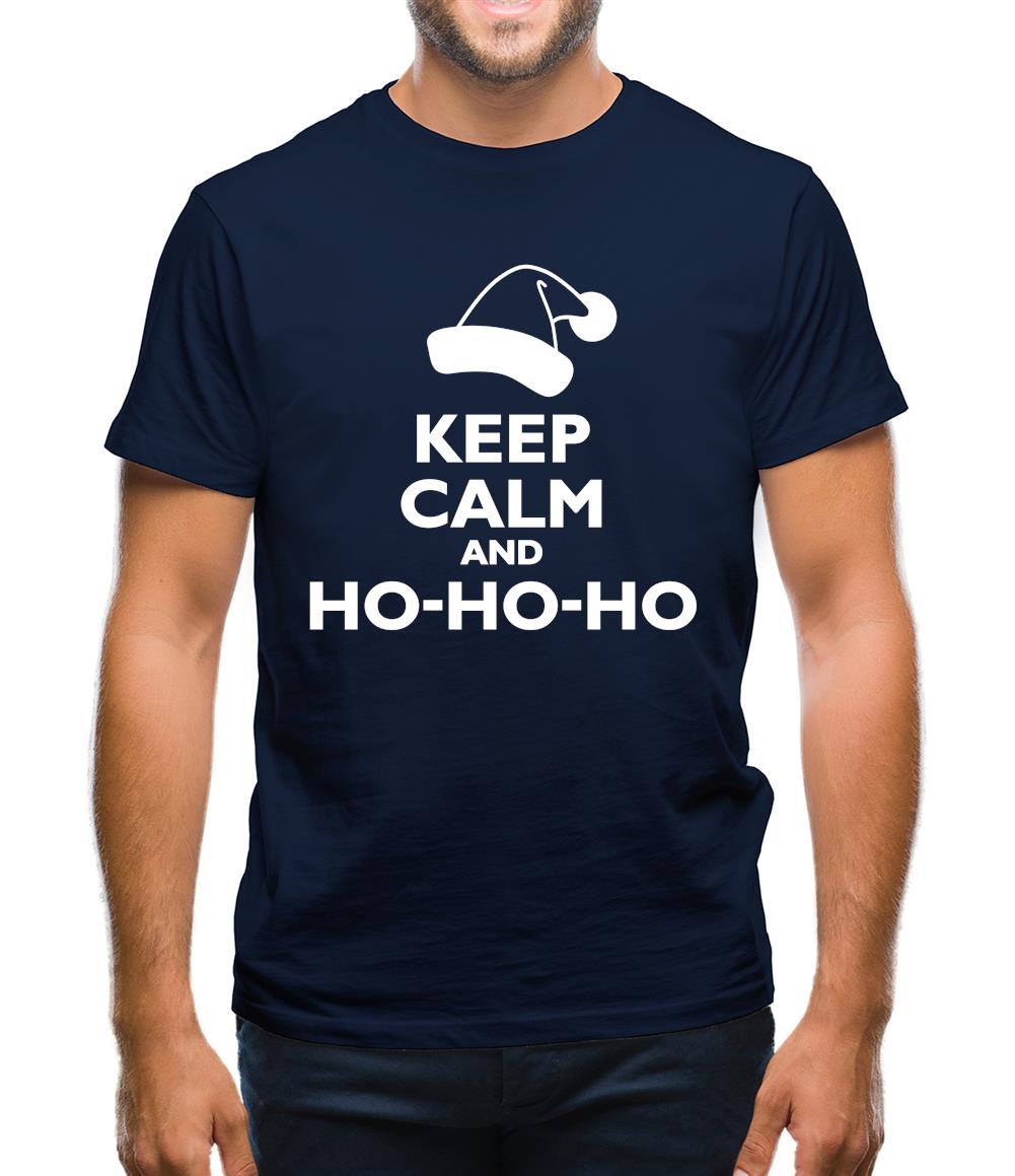 Keep Calm And Ho-Ho-Ho Mens T-Shirt