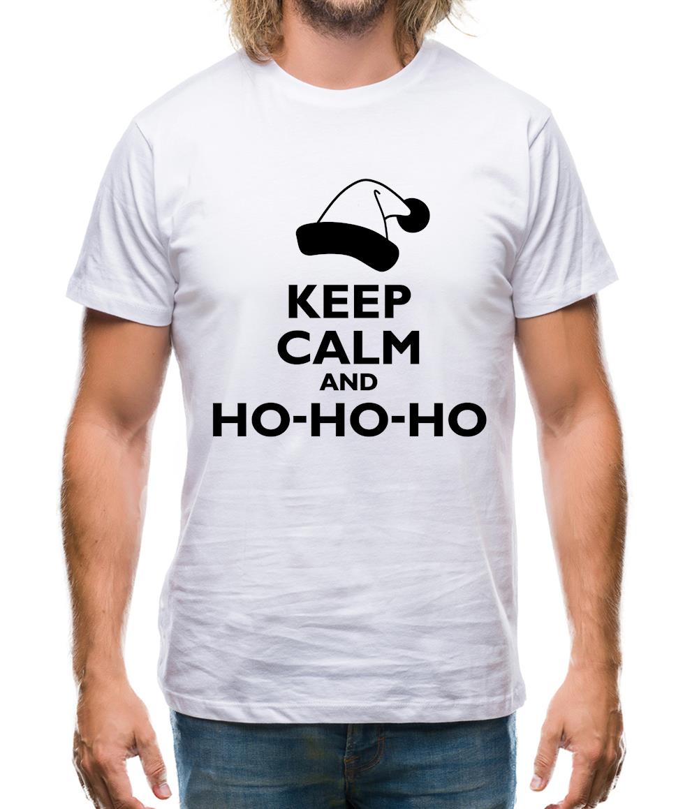 Keep Calm And Ho-Ho-Ho Mens T-Shirt