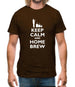 Keep Calm And Home Brew Mens T-Shirt