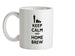 Keep Calm and Home Brew Ceramic Mug