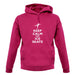 Keep Calm And Ice Skate unisex hoodie