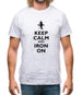 Keep Calm And Iron On Mens T-Shirt