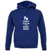 Keep Calm And Keep Bees unisex hoodie