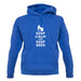 Keep Calm And Keep Bees unisex hoodie