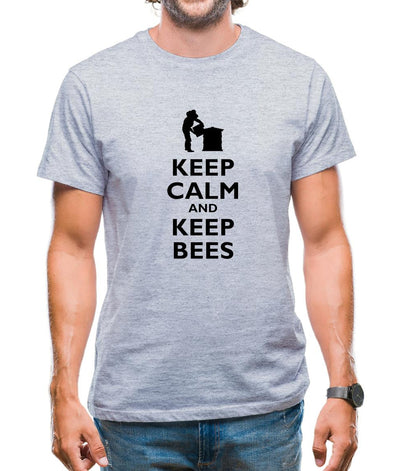 Keep Calm And Keep Bees Mens T-Shirt