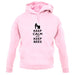 Keep Calm And Keep Bees unisex hoodie