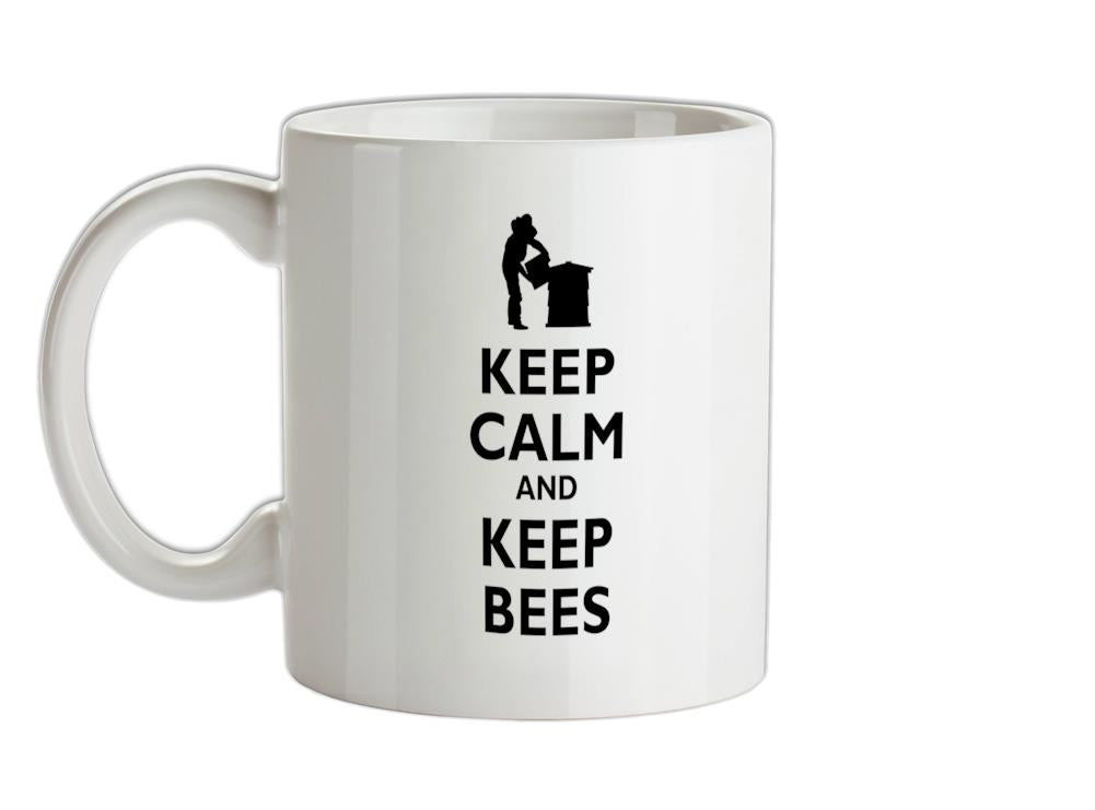 Keep Calm and Keep Bees Ceramic Mug