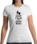 Keep Calm And Keep Bees Womens T-Shirt