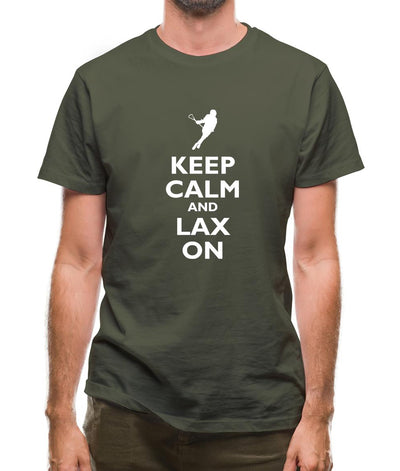 Keep Calm And Lax On Mens T-Shirt