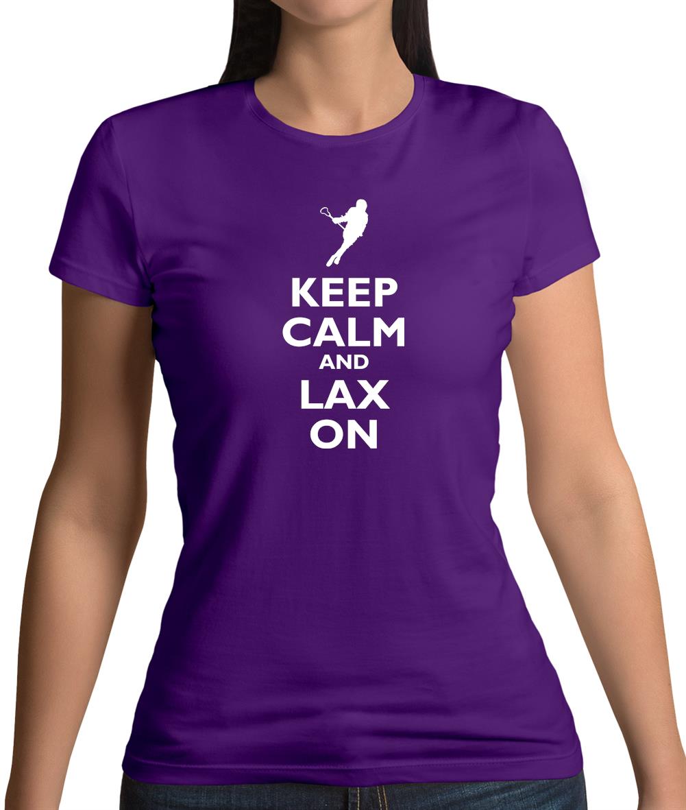 Keep Calm And Lax On Womens T-Shirt