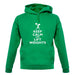 Keep Calm And Lift Weights unisex hoodie