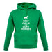 Keep Calm And Love Horses unisex hoodie