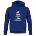 Keep Calm And Love Horses unisex hoodie