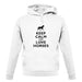 Keep Calm And Love Horses unisex hoodie