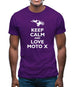 Keep Calm And Love Moto X Mens T-Shirt